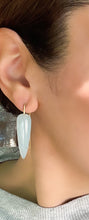 Load image into Gallery viewer, Aqua Chalcedony Drop Earrings